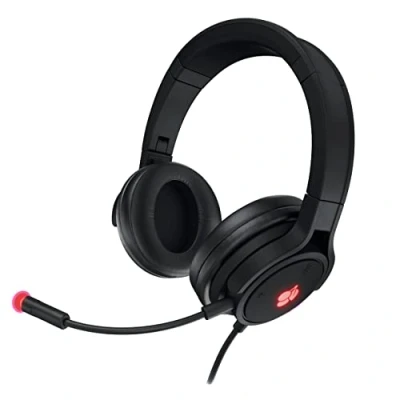 Abbildung von CHERRY HC 2.2, Kabelgebundenes USB Headset für Gaming, Office &amp; Multimedia, 50 mm Treiber, 7.1 Surround Sound, Abnehmbares Mikrofon, Bequem, Faltbar, Schwarz
