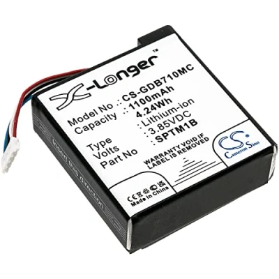 Abbildung von TCTK Akkus 1100mAh Kompatibel mit [GoPro] Hero 7 Silver, White Ersetzt SPTM1B FBA