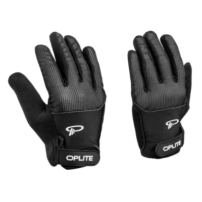 Abbildung von OPLITE Simracing Gloves Gants de Protection Karting Simulation Course Gaming Noir Taille M 22,4 x 10,5 cm