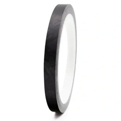 Abbildung von Finest Folia 8,5 Meter Forged Carbon Zierstreifen Auto LKW Motorrad Boot Modellbau Basteln DIY Deko Dekorstreifen Klebestreifen selbstklebend wetterfest (Schwarz Matt Carbon, 8mm)