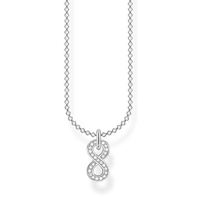 Abbildung von Thomas Sabo Damen Kette Infinity Unendlichkeitszeichen 925 Sterling Silber KE2067 051 14 L45V