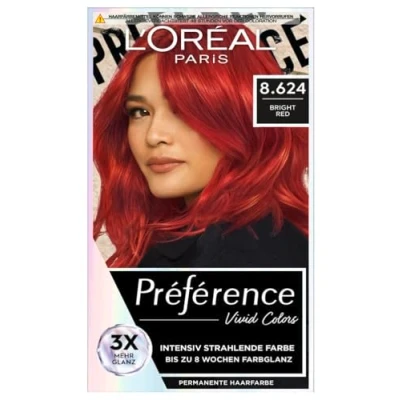 Abbildung von L&#039;Or&eacute;al Paris Pr&eacute;f&eacute;rence Vivid Colors 8.624 Bright Red Coloration 1Stk