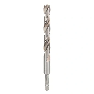 Abbildung von Bosch Professional Holzspiralbohrer mit 1/4 Sechskantschaft HSS Durchmesser: 10/Gesamtlänge in mm: 133