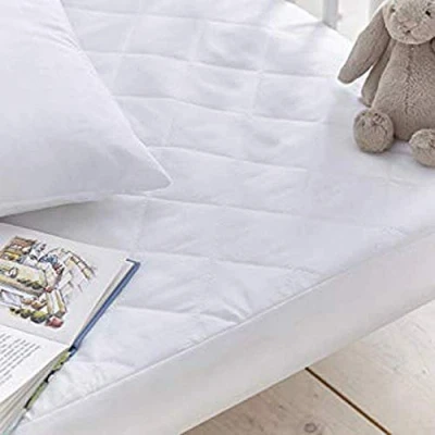Abbildung von Baby Kleinkind Bett Matratze Steppbett atmungsaktiv extra dick 140 x 70 13 cm