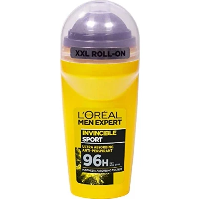 Abbildung von Loreal Men Expert Invincible Sport 96H Roll On Deodorant, 50 ml