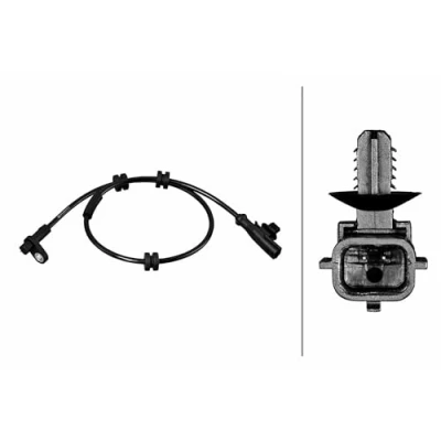 Abbildung von HELLA 6PU 358 218 191 ABS Sensor Hinterachse Hallsensor 2 620 FORD: FIESTA 6, B Max