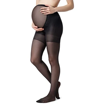Abbildung von Bemammy Umstandss Strumpfhose, Damen, Größe: Medium, Nero