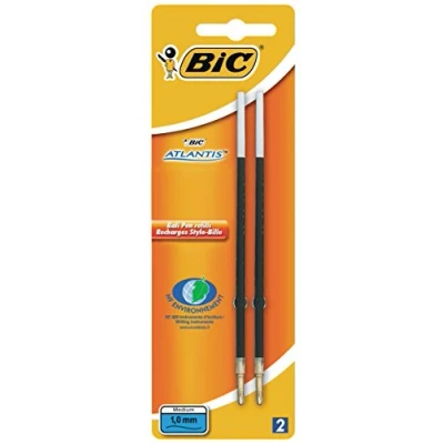 Abbildung von BIC IS1197 Kugelschreibermine (dokumentenecht, 1,00 mm, Blister à) 2 Stück blau