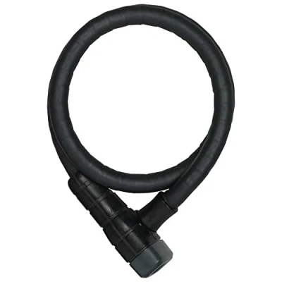 Abbildung von ABUS Kabelschloss Microflex 6615K/120 SCLL Fahrradschloss Set mit Halterung für den Sattelklemmbolzen des Fahrrads 15 mm Sicherheitslevel 5 Schwarz
