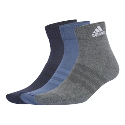 Abbildung von adidas Unisex Cushioned Sportswear Ankle Socks 3 Pairs, legend ink/preloved ink/dark grey heather, 6.5 8