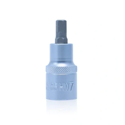 Abbildung von CCLIFE Innensechskant Einsatz 7mm, 1/2&quot; HEX Bit Socket, Sechseckige Steckschlüssel Material CRV, 55mm Länge