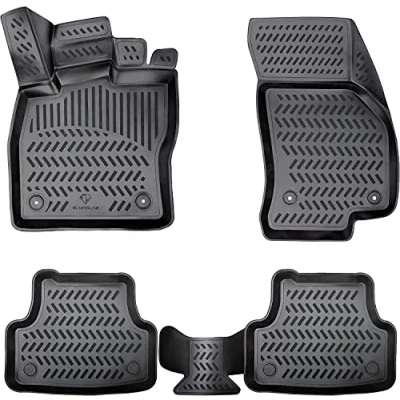 Abbildung von ELMASLINE 3D Gummimatten Set für BMW IX3 ab 2021 G08 (X3 Elektro) Fußmatten Zubehör