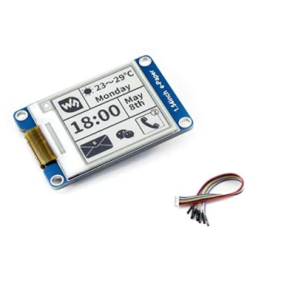 Abbildung von IBest 1.54inch E Paper Display Module 200x200 Resolution 3.3V/5V Two Color Ink epaper Screen for Raspberry Pi/Jetson Nano/Arduino/Nucleo Support Partial Refresh, SPI Interface