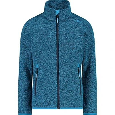 Abbildung von CMP Knit Tech Jacke für Kinder, B. Blau Türkis, 116