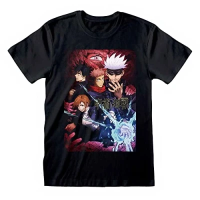 Abbildung von Henry Tiger Jujutsu Kaisen Power Tshirt print, Herren, Größe: XXL, Black