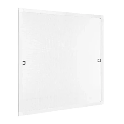 Abbildung von Ventanara® Insektenschutz Fliegengitter Fenster Spannrahmen Weiß RAL 9016 130 x 150 cm