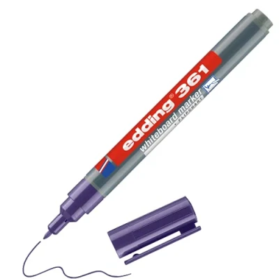 Abbildung von 10 x edding Whiteboardmarker 361 nachfüllbar 1mm violett