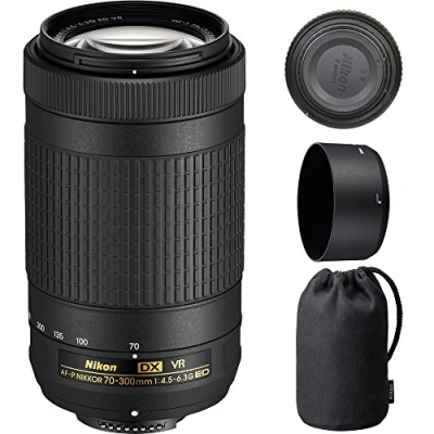 Abbildung von Nikon AF P DX NIKKOR 70 300mm f/4.5 6.3G ED VR Lens 20062B (Generalüberholt)
