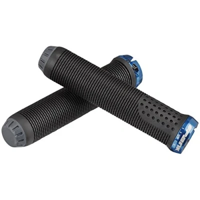 Abbildung von Spank Grips Spike 30 Griffe MTB Unisex Erwachsene, Black/Blue