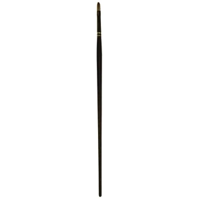 Abbildung von Winsor &amp; Newton 5505006 Monarch Pinsel Filbertpinsel Kurz Nr. 6 7mm, professioneller Synthetikhaarpinsel für Ölfarben oder Acrylfarben