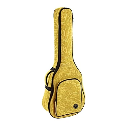 Abbildung von Ortega Guitars Jean Guitar Gigbag Dreadnought Akustik Gitarren Tasche Höhe 106 cm Breite 42 Baumwolle / Leinen, Gelb (OGBAC DN SUJ)