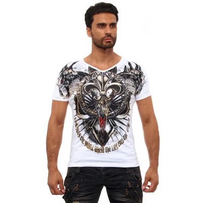 Abbildung von KINGZ T Shirt, mit ausgefallenem Cobra Lilien Print