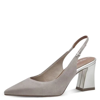Abbildung von Tamaris Sling Pumps, Damen, Größe: 37, Grey comb Schuhe