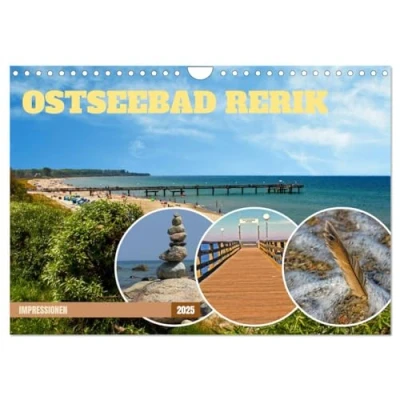 Abbildung von Impressionen Ostseebad Rerik (Wandkalender 2025 DIN A4 quer), CALVENDO Monatskalender