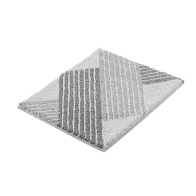 Abbildung von Kleine Wolke Badteppich Cross, 55x65 cm, Anthrazit