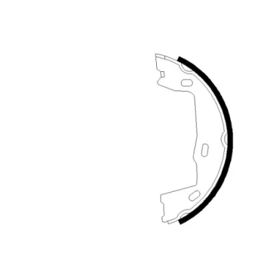 Abbildung von TEXTAR 91018400 Handbremsbeläge ohne Handbremshebel Zubehör OPEL: Vectra B Caravan, Omega Limousine, Calibra A, SAAB: 9 3 Schrägheck, 5 Kombi
