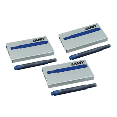 Abbildung von LAMY Tintenpatronen T10 825 BLAU 3x5er Packung löschbar Tintenpatrone